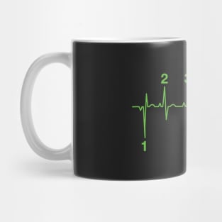 Motorcycle Gear Shift Heartbeat Mug